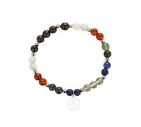 LIUYUYOUGO Bracelet Femme Bracelet En Cristal Pour Signe Du Zodiaque Pour Femmes Et Hommes Pierres Naturelles 7 Chakras Perles 12 Constellations Breloque Horoscope Astrologie Bijoux D'Anniversaire C