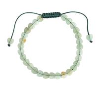 LIUYUYOUGO Bracelet Perle Bracelet En Pierre Naturelle Pour Femme Bracelets En Cristal Perlé En Forme De Cœur Fait À La Main Corde Tressée Yoga Chakras Énergie Pierres Précieuses Bijoux Pour Ho
