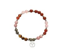 LIUYUYOUGO Bracelet Pierre Bracelet En Cristal Pour Signe Du Zodiaque Pour Femmes Et Hommes Pierres Naturelles 7 Chakras Perles 12 Constellations Breloque Horoscope Astrologie Bijoux D'Anniversaire