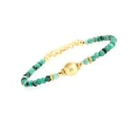 LIUYUYOUGO Bracelet Pierre Bracelet En Perles De Pierre Naturelle À Facettes Bracelets Bohème Empilables En Perles De Cristal Avec Chaîne Plaquée Or 18 Carats Bracelet Tendance Pour L'Amitié Le