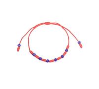 LIUYUYOUGO Bracelet Tressé Bracelets Porte Bonheur À 7 Nœuds Réglables Perles De Cristal Tressés À La Main Amulette Manchette Pour Femmes Et Hommes Bijoux De Protection Pour Couple Amitié Ble