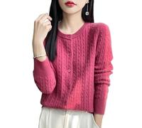 LIUYUYOUGO Cardigan Femme Cardigan en Tricot Épais pour Femme Pull en Laine Torsadée Classique Col Ras du Cou Manches Longues Haut en Tricot Torsadé Cardigans Court Boutonné Au Crochet Mode Auto