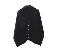 LIUYUYOUGO Chale Femme Châle Et Écharpe En Laine Pour Femme Poncho À Boutons Élégant Léger Évidé Crochet Tricoté Cape Écharpe Cardigan Manteau Écharpes Surdimensionnées En Cachemire Éto