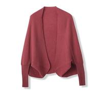 LIUYUYOUGO Châles Femme Châles Et Écharpes Doux Pour Femmes En Laine Et Cachemire Châle Chaud Avec Manches Cardigans Élégants En Tricot Cocon Poncho Pashmina Ouvert Sur Le Devant Pulls Pour L'