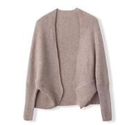 LIUYUYOUGO Châles Femme Manteau Châle En Laine Pour Femme Cardigan Ouvert Devant À Manches Chauve-Souris Élégant Ample Châle Et Enveloppements Manteau Pull Doux Et Chaud En Cachemire Cape Ponc