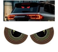 LIUZHIPENG Lot de 2 lumières LED pour vitres arrière de voiture, yeux du diable, USB pour pare-brise de voiture, camion, pare-brise