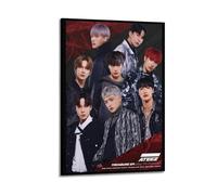 LIUZHIX ATEEZ Poster sur toile The World EP.Fin Will - Décoration murale moderne pour salon, chambre à coucher - 40 x 60 cm - Style moderne