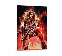 LIUZHIX Dimebag Darrell Poster sur toile pour salon, chambre à coucher, 50 x 75 cm, style moderne