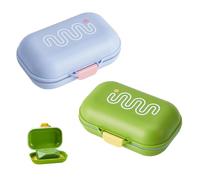 LIUZHUJ 2 Pièces Boite a Savon avec Grille de Drainage, 2 Couleurs de Soap Box, Double Couche Boite Savon Voyage en PP, Conception Détachable, aux Salles de Bains Domestiques, Hôtels, Voyages