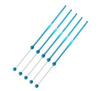 LIUZIKUN Ensemble de 5 pièces avec Perles et Crochets, Aiguilles à Tricoter et Crochets en métal Faits Main pour Vos projets créatifs.