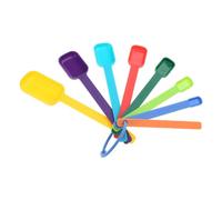 LIUZIKUN Ensemble de 7 cuillères/Tasses à mesurer texturées pour liquides secs, compatibles avec Les bocaux