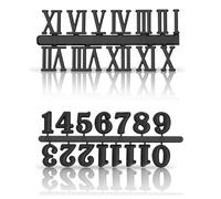 LIUZIKUN Ensemble de Chiffres Arabes ou Romains en métal pour Horloge numérique Craft, Accessoires de réparation et de Remplacement de Montres.