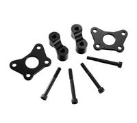 LIUZIKUN Ensemble d'extension de guidon réglable en aluminium - Forte résistance - Installation simple pour moto