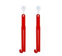 LIUZIKUN Lot de 2 ouvre-Sacs Alimentaires Pratiques avec chaînette et Ventouse, Outil de Cuisine réutilisable et Facile à Utiliser.