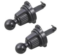 LIUZIKUN Lot de 2 supports de fixation à clip pour sortie d'air de voiture - Rotation à 360 degrés pour une conduite sûre - Navigation facile
