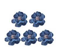 LIUZIKUN Lot de 5 Accessoires pour Cheveux, vêtements, Chapeaux et Robes, ornés de Fleurs en Tissu coréen.