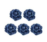 LIUZIKUN Lot de 5 Accessoires pour Cheveux, vêtements, Chapeaux et Robes, ornés de Fleurs en Tissu coréen.