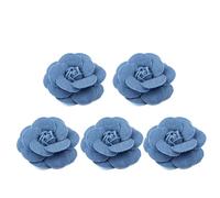 LIUZIKUN Lot de 5 Accessoires pour Cheveux, vêtements, Chapeaux et Robes, ornés de Fleurs en Tissu coréen.