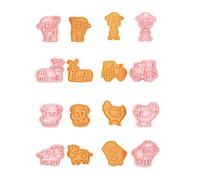 LIUZIKUN Lot de 8 emporte-pièces en Forme d'animaux de la Ferme, Outil à Biscuits, pour Les passionnés de pâtisserie.