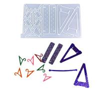 LIUZIKUN Moule à Boucles d'oreilles en Cristal, Support de Rangement pour Boucles d'oreilles, Moule en résine époxy en Silicone, Moule Pratique pour présentoir de Bijoux
