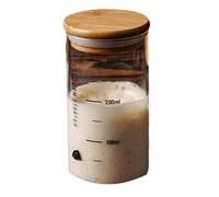 LIUZIKUN Pot à levain en Verre Transparent à Large Ouverture avec Couvercle - Pot de Fermentation Pratique - Fournitures pour la Fabrication du levain