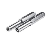 LIUZIKUN Tournevis, Embout de Tournevis de sécurité 3,8 mm et 4,5 mm, Embouts de Jeu de sécurité pour N64 et Acier Inoxydable