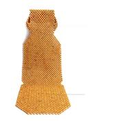liuzz Housse de siège de Perle en Bois en Bois Frais d'été Massage Couverture de Chaise de Coussin de Voiture Automatique 45 x 130 CM Housse de siège de Voiture Universal-Light_Yellow