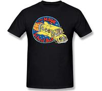 LIUZZOFNG Men Printed The Magic School Bus Crew Neck Short Sleeve T-Shirts Manches Courtes(XX-Large)