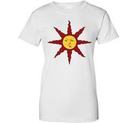 LIUZZOFNG Solaire of Astoria Holy Sun Women's T-Shirt White Manches Courtes(X-Large)