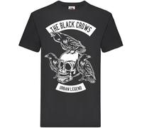 LIUZZOFNG The Black Crows Men Mens t Shirts Manches Courtes(XX-Large)
