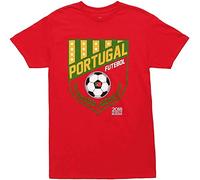 LIUZZOFNG World Cup 2018 Portugal Crest Adult T Shirt Manches Courtes(X-Large)