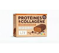 LÏV Happy Food - 6 Barres Protéinées Chocolat Collagène et Konjac