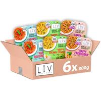 LÏV Happy Food - Lot Plats Cuisinés Konjac, 6x300g, Low Calorie, Premium