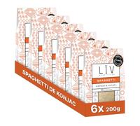 LÏV Happy Food - Lot Spaghetti de Konjac, 6x200g, Low Calorie, Premium