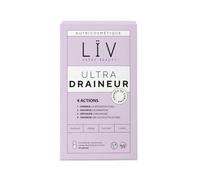 LÏV Happy Food - ULTRA DRAINEUR -Complément Alimentaire Drainant & Détoxifiant Puissant - Détoxifie l'organisme et favorise l'élimination - Piloselle, Pissenlit & Queue de Cerise -1 Mois -30 Gélules