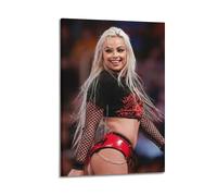 Liv Morgan 1 Impression sur toile pour chambre à coucher, bureau, chambre, cadeau 20 x 30 cm