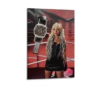 Liv Morgan 2 - Impression sur toile - Décoration murale pour salon, chambre à coucher - 30 x 45 cm