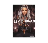 Liv Morgan 7 - Impression sur toile - Décoration murale pour salon, chambre à coucher - 50 x 75 cm