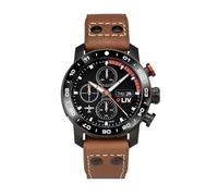 LIV P-51 Titanium 42MM Swiss Automatic Day-Date Chrono Watch - Lunette en céramique unidirectionnelle - Boîtier en titane de haute qualité - Cristal saphir