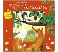Liv puz 12p fables de fontaine - Jean de La Fontaine - Lito - cartonné - Album jeunesse