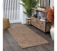 Livabliss Home Tapis à Poils Longs Moderne pour Salon, Couloir, Chambre à Coucher, 80 x 220 cm, Tapis Doux à Poils Longs Style bohème Neutre en Peluche épais Facile d'entretien - Beige Clair