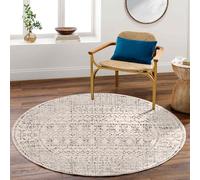 Livabliss Ipoh Tokyo Tapis Ø 160 cm - Ivoire, Gris, Noir