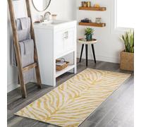 Livabliss Luanda Wohnzimmer Boho, großer Schlafzimmer 80x220 cm, Esszimmer mit geometrischem Muster, Skandinavischer Wohnzimmer Modern in Senfgelb, Taupe, Beige