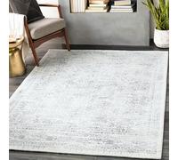 Livabliss Marrakech Tapis Vintage - Tapis de Salon, Salle à Manger, Chambre, Cuisine - Boheme Chic, Design Traditionnel Oriental Multicolore, Coloré Poil Court 160x216 cm - Gris et Crème