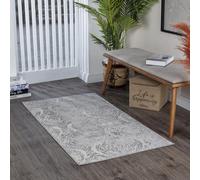 Livabliss Meknes Tapis Vintage - Tapis de Salon, Salle à Manger, Chambre, Cuisine - Boheme Chic, Design Traditionnel Oriental Multicolore, Coloré Poil Court 80x150 cm - Beige, Gris