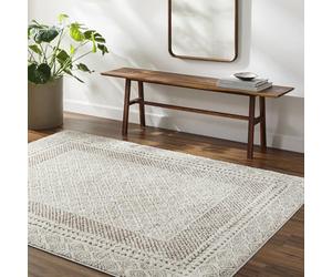 Livabliss Monaco Wohnzimmer Boho, großer Schlafzimmer 200x275 cm - e für Esszimmer mit geometrischem Muster, Skandinavischer Wohnzimmer Modern in Creme, Orange, Braun