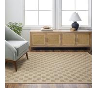 Livabliss Ortaca Tapis d'extérieur géométrique - Tapis d'intérieur et d'extérieur, 80 x 220 cm - Tapis de terrasse, Tapis d'extérieur - Tapis de Jardin coloré bohème à Motifs, résistant aux UV et aux