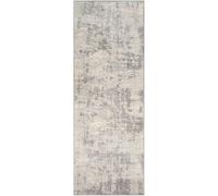 Livabliss Phuket Tapis Moderne Abstrait - Tapis Salon, Salle à Manger, Chambre Adulte et Ado, Cuisine - Design Marbre Moucheté Multicolore, Poil Ras Doux 160x160 cm - Gris, Ivoire