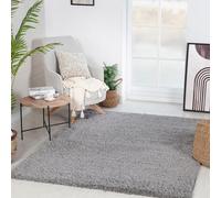 Livabliss Shaggy - Berbère Moderne - 120 x 180 cm - Style bohème Doux - pour Salon et Chambre à Coucher - Facile d'entretien - Grand Gris Moyen