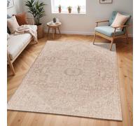 Livabliss Tielt Tapis Exterieur Terrasse Balcon, Véranda, Patio - Géométrique Scandinave, Boheme Chic et Oriental - Tapis Jardin Extérieur et Intérieur Moderne Grande Taille 160x213 cm - Beige, Crème